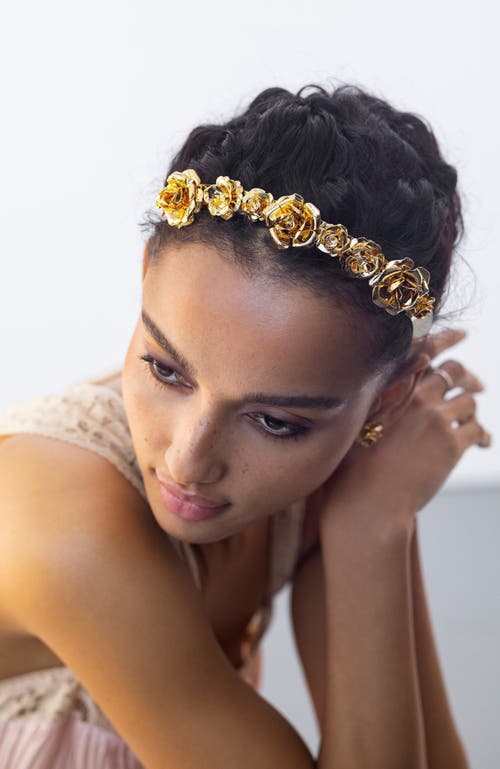 Epona Valley Field Of Roses Crown In Gold