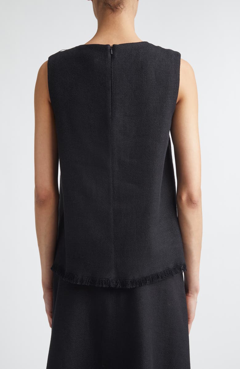 Max Mara Anika Sleeveless Top, Alternate, color, Black