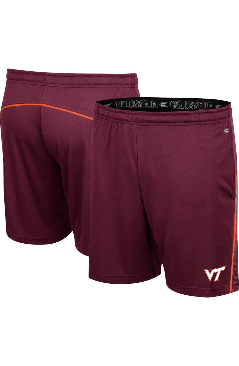 COLOSSEUM Men's Colosseum Maroon Virginia Tech Hokies Laws of Physics Shorts, Alternate, color,