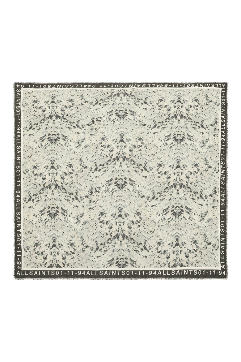 Canter Large Square Scarf, Alternate, color, ECRU WHITE