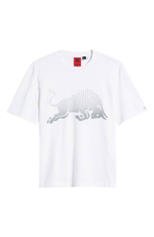 Hugo Boss Hugo X Rb Formula One™ Team Relaxed Fit Graphic T-shirt In White