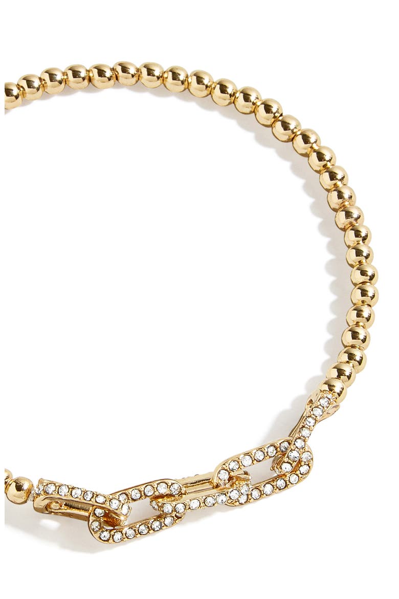Pavé Chain Link Bracelet, Alternate, color, CLEAR