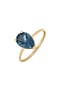 selected 14K Yellow Gold/ Blue Topaz