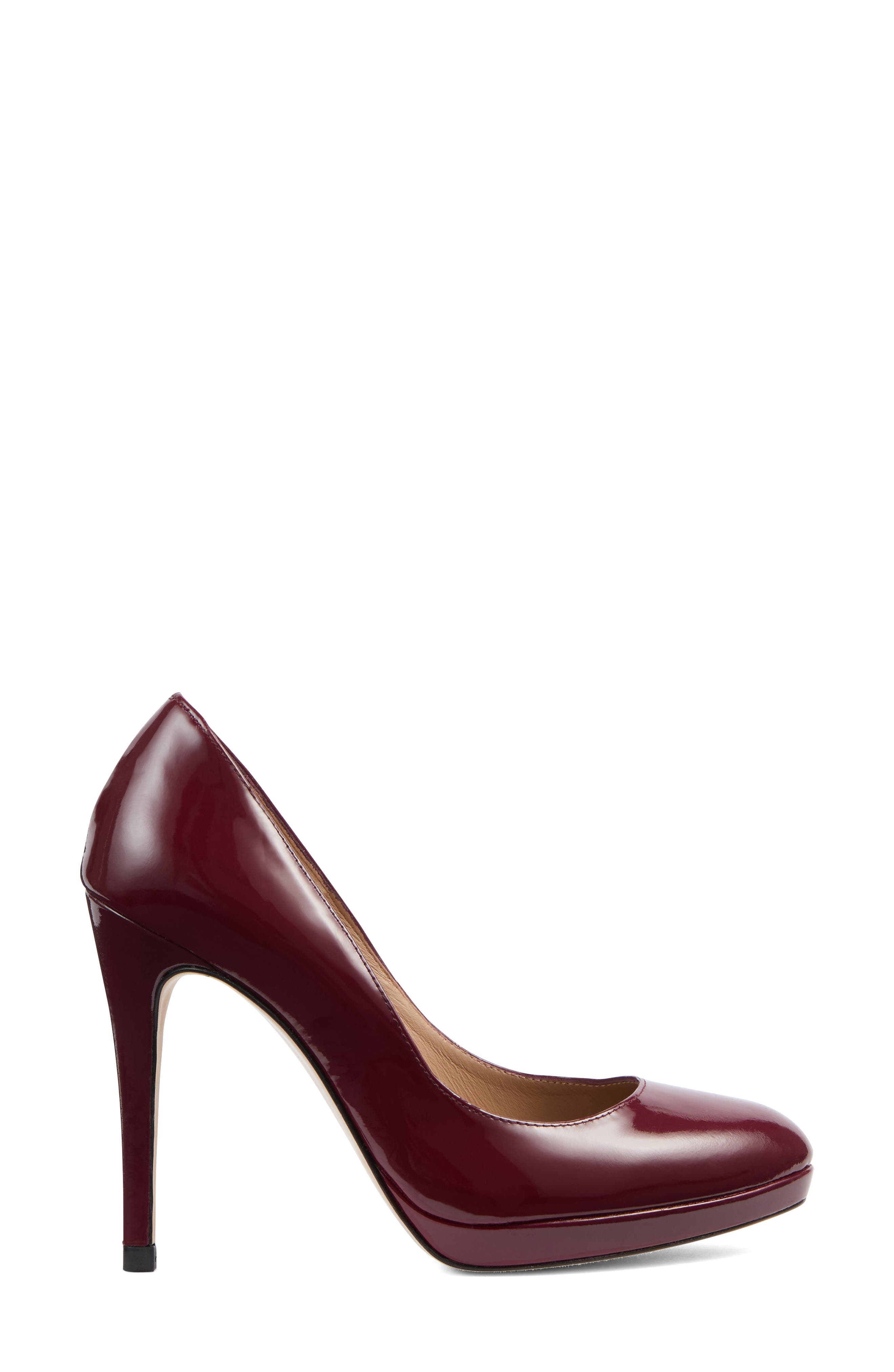 LK Bennett Sledge Platform Pump, Alternate, color, Bordeaux