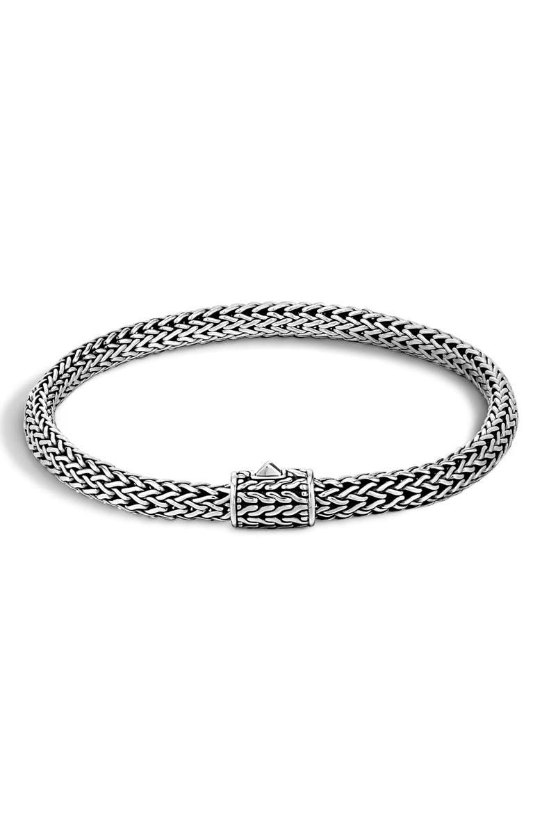 John Hardy Icon Bracelet, Sterling Silver, 5mm, Alternate, color,