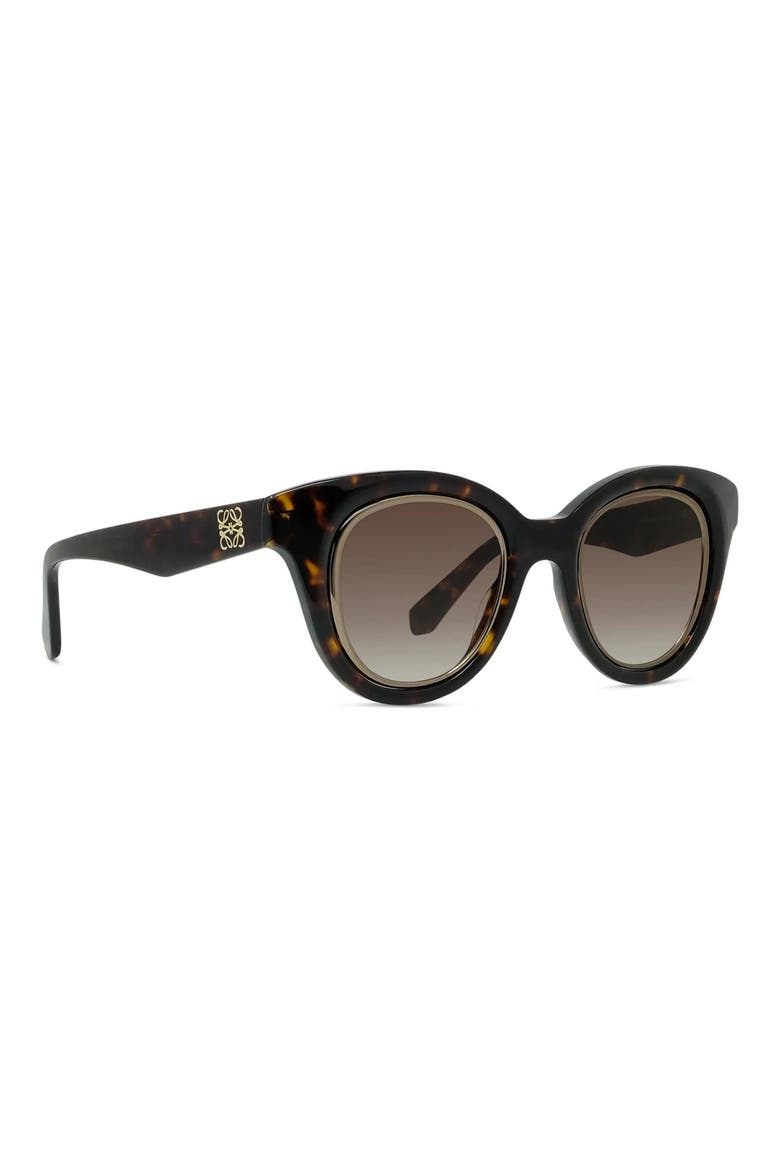 Anagram 51mm Gradient Butterfly Sunglasses, Alternate, color, DARK HAVANA / GRADIENT BROWN