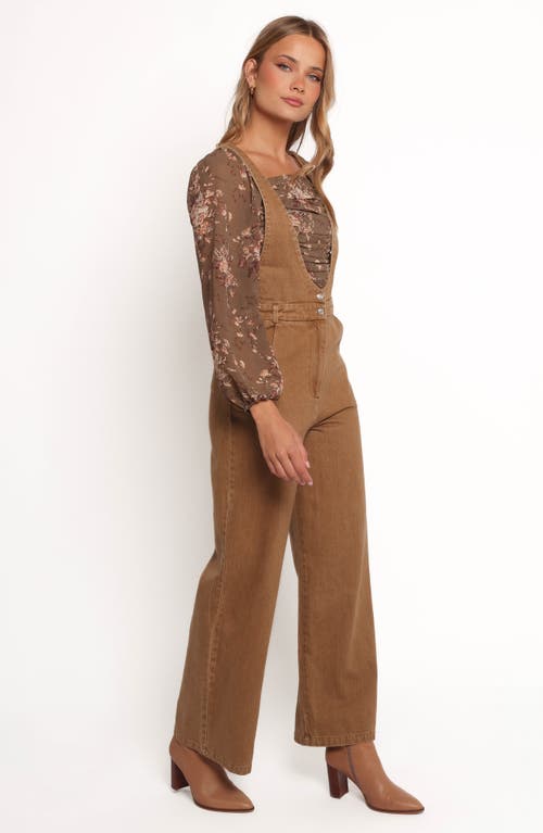 Petal And Pup Petal & Pup Vieve Denim Jumpsuit In Brown