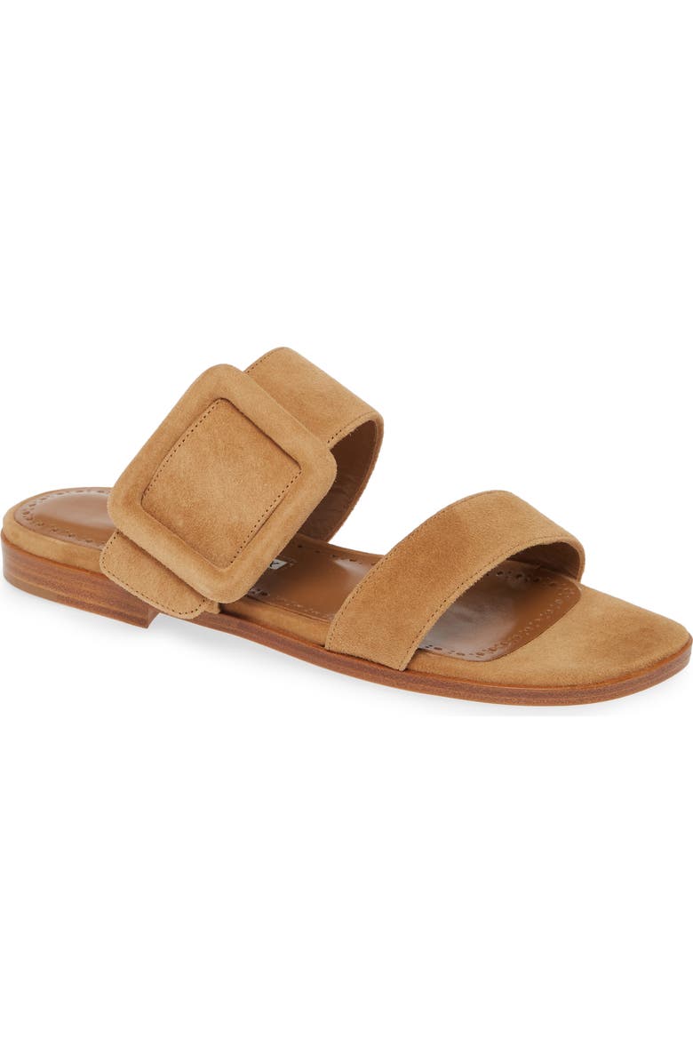 Manolo Blahnik Tituba Buckle Slide Sandal, Main, color,