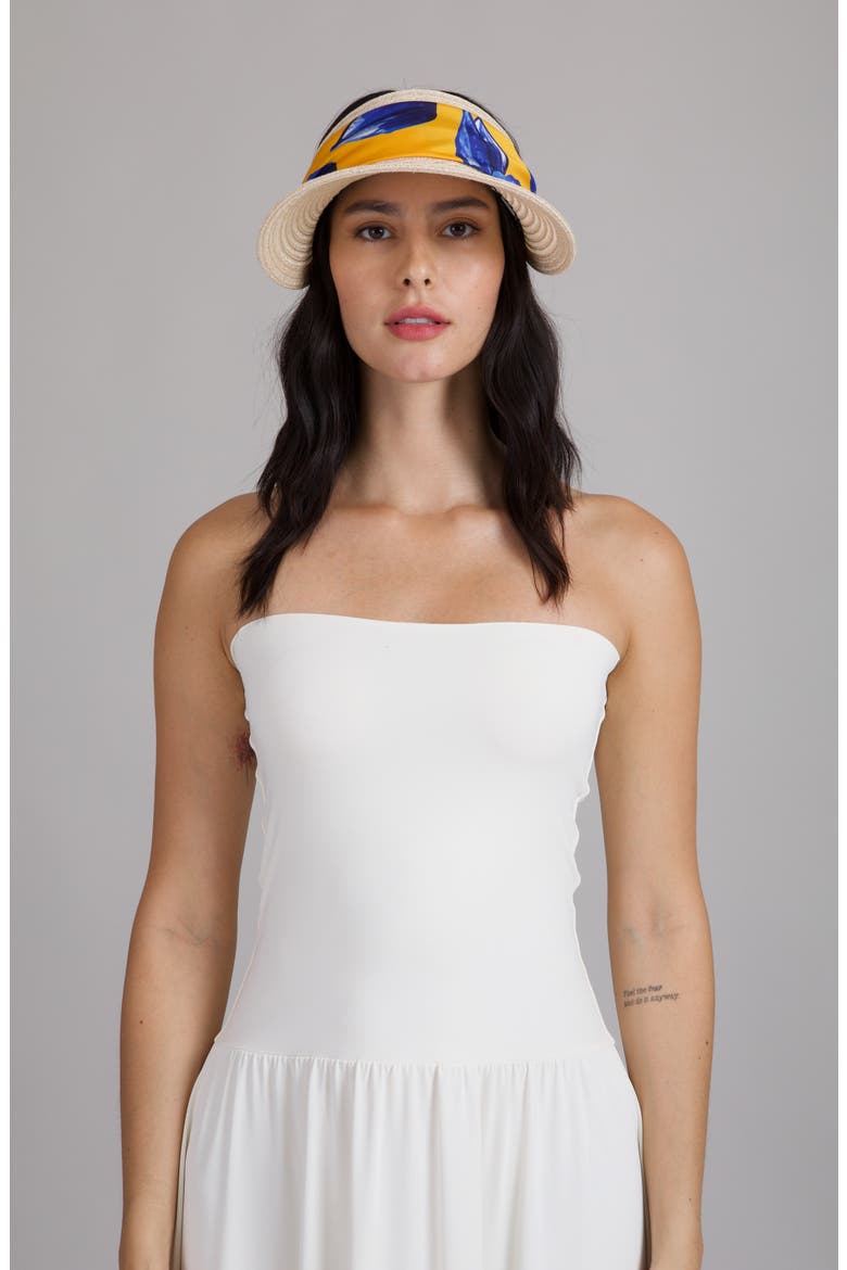 Ricky Packable Straw Visor, Alternate, color, NATURAL