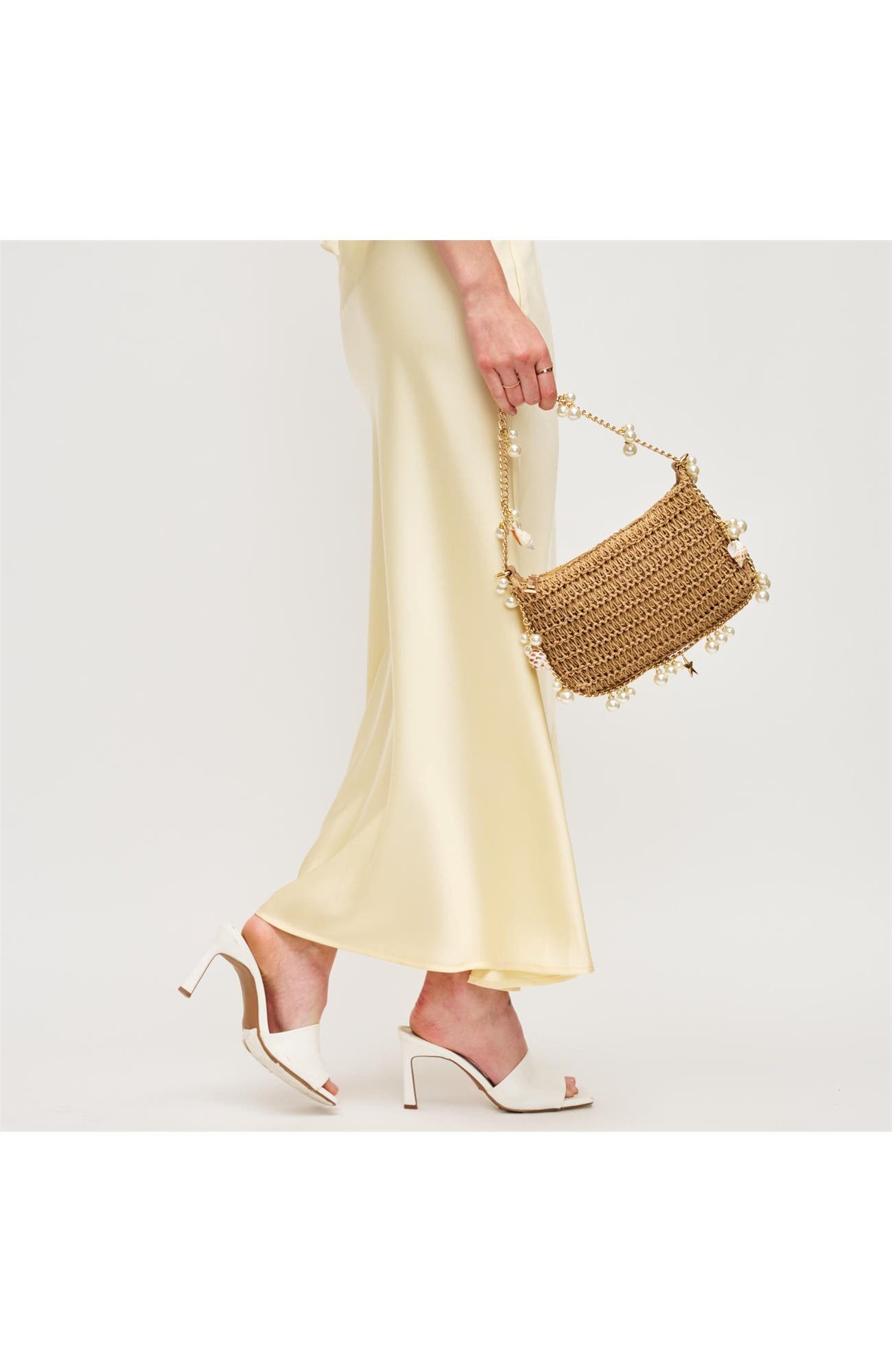 Steph Evening Bag, Alternate, color, Natural