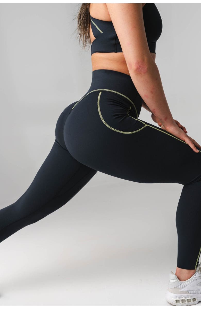 Vitality Activate Pant, Alternate, color, Midnight Lime Contrast