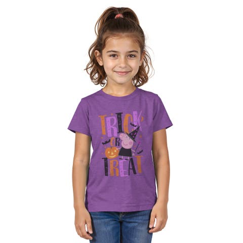 Girl's Peppa Pig Halloween Trick-or-treat T-shirt