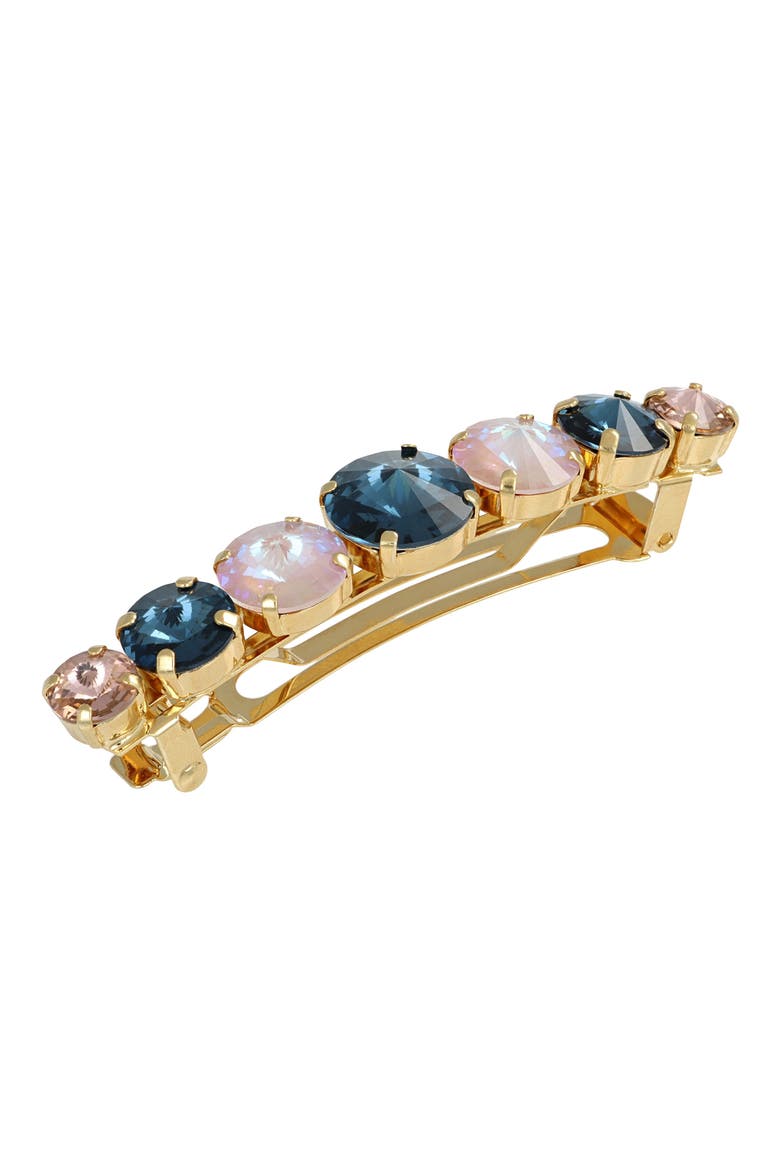 Celina Crystal Barrette, Main, color, MONTANA/DUSTY PINK
