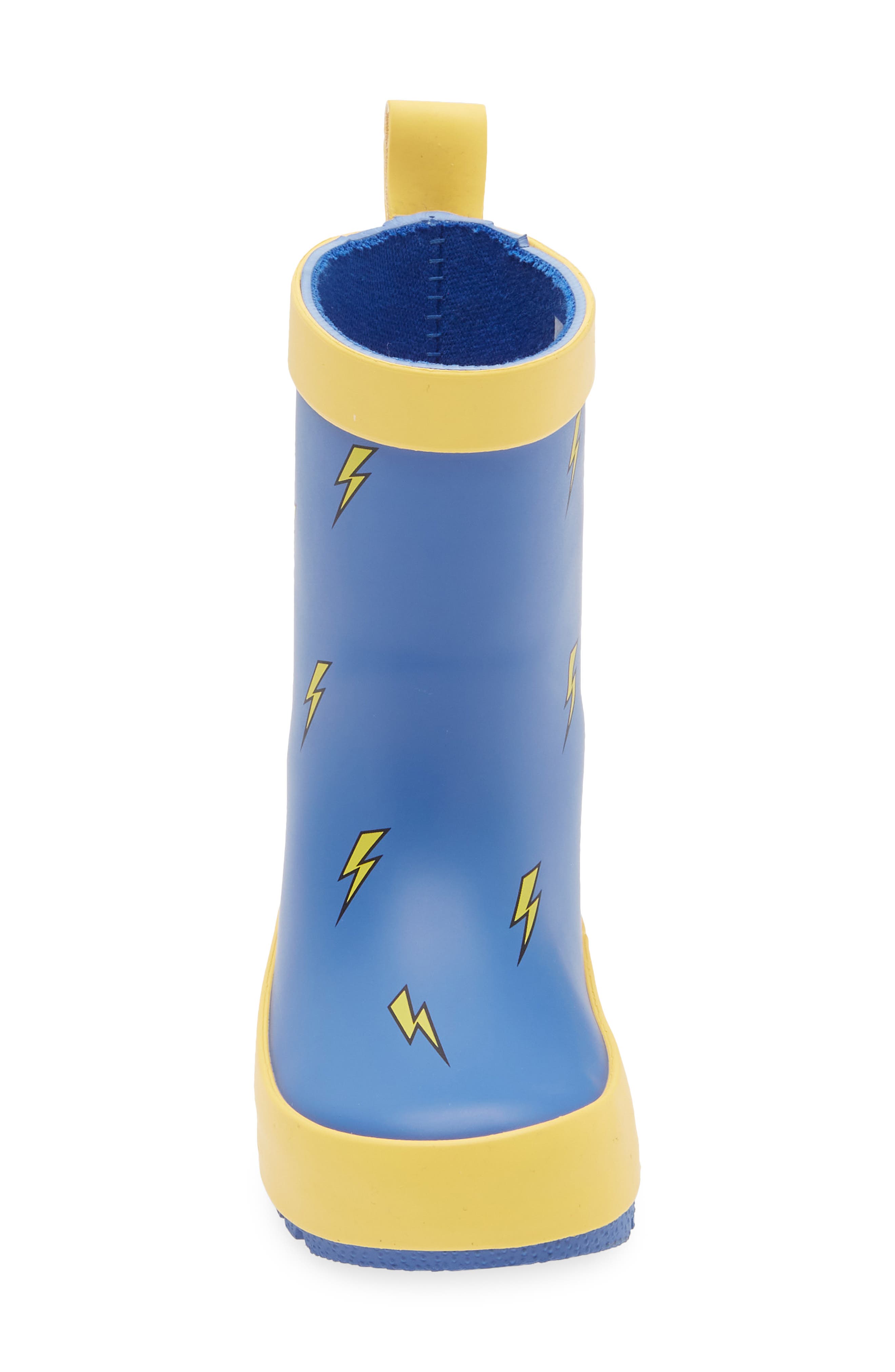 Harper Canyon Kids' Audra Lightning Bolt Rain Boot, Alternate, color, Blue Multi