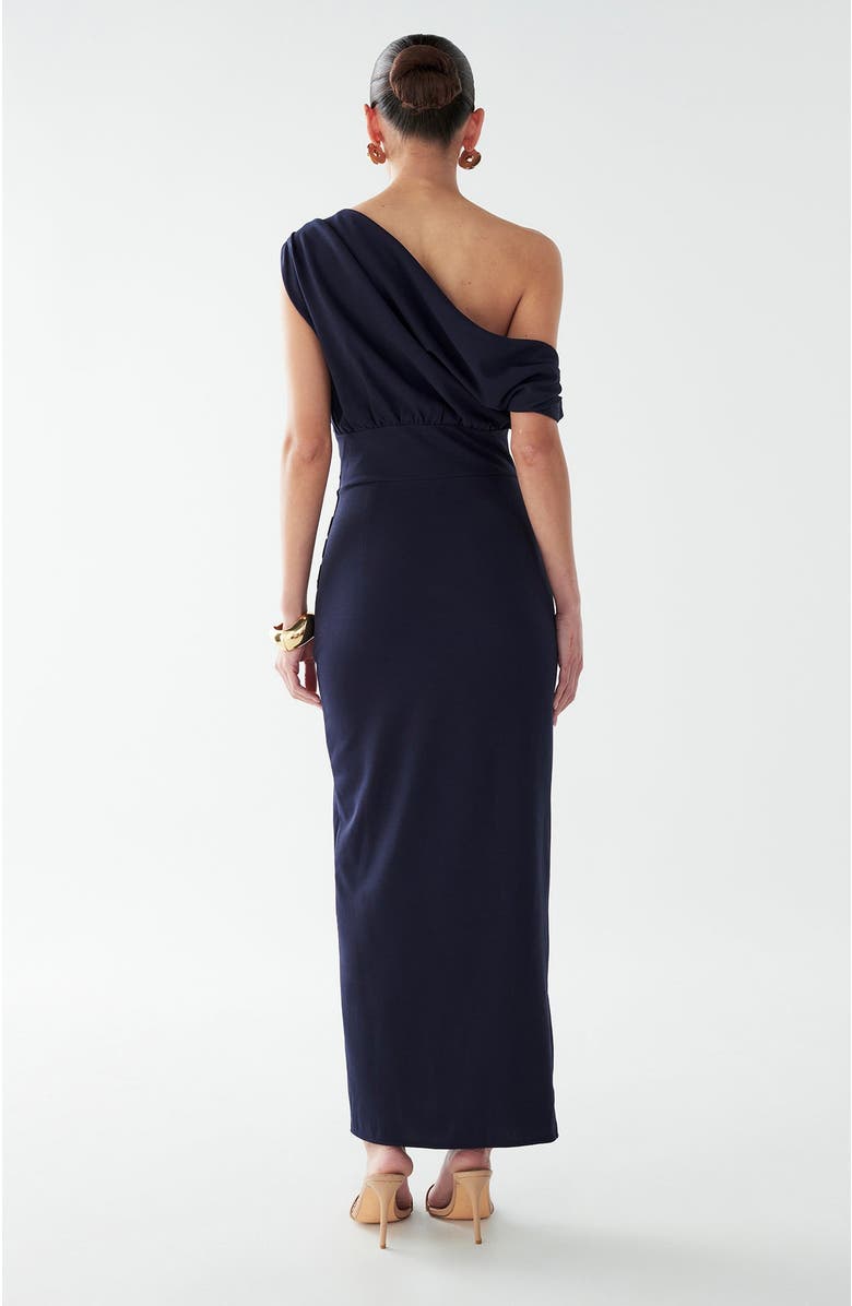 BWLDR Rhodia Midi Dress, Alternate, color, Navy Blue