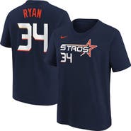 Nike Youth Nike Nolan Ryan Navy Houston Astros Fuse City Connect Name & Number T-Shirt