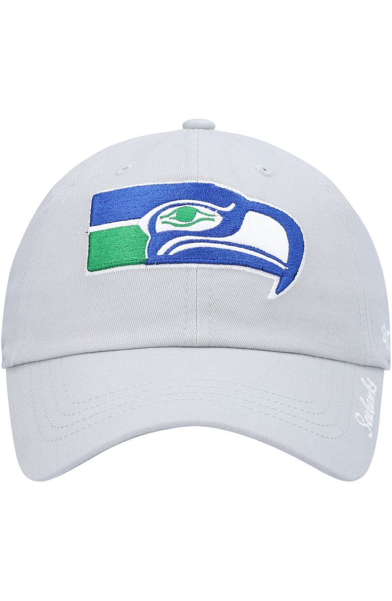 '47 Women's '47 Gray Seattle Seahawks Miata Clean Up Legacy Adjustable Hat, Alternate, color, Gray