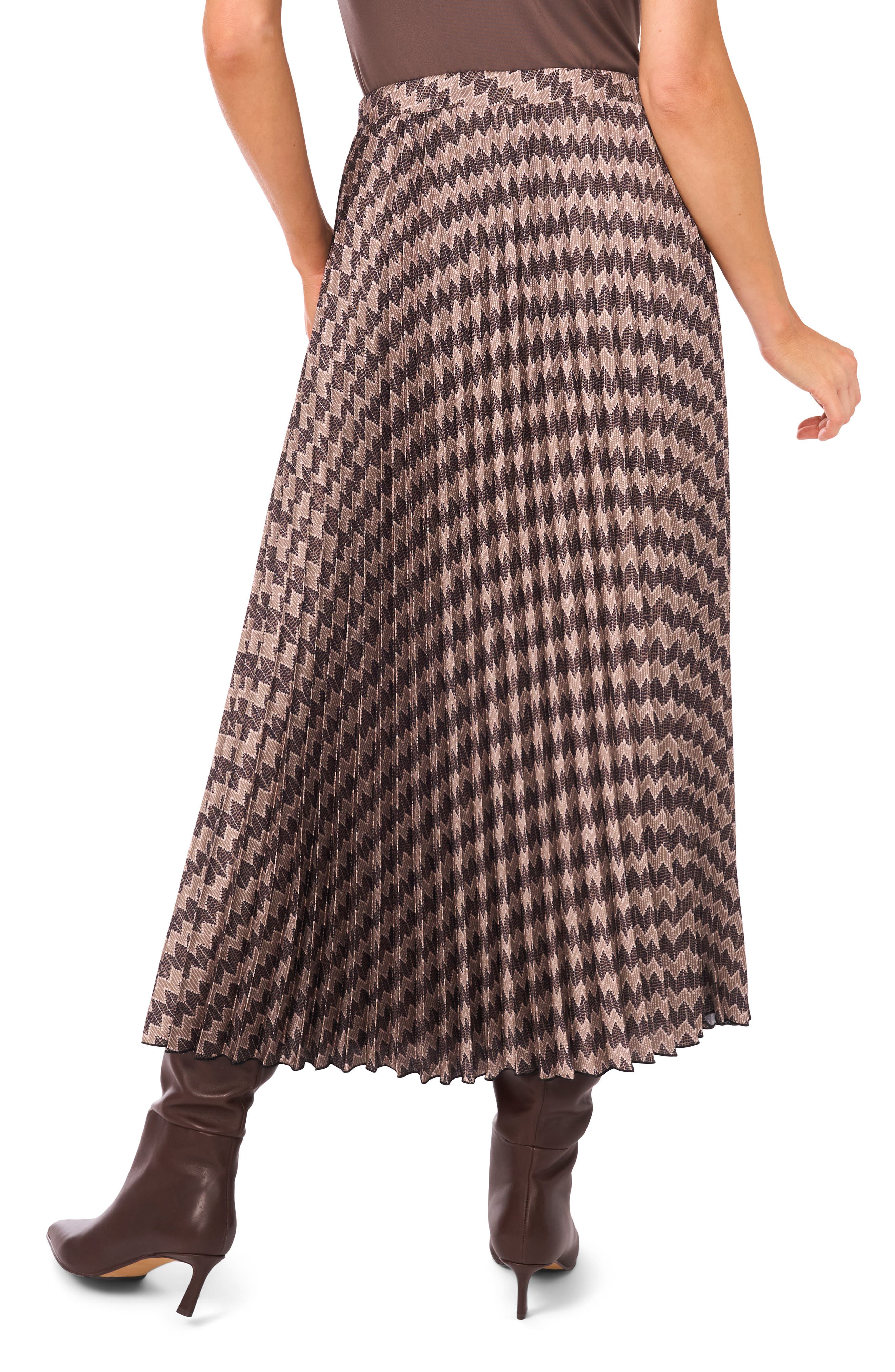 Zig Zag Pleated Skirt - image 2