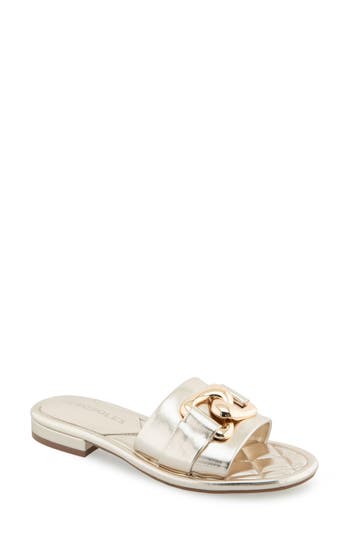 AEROSOLES AEROSOLES BIG CHARM LINK SLIDE SANDAL