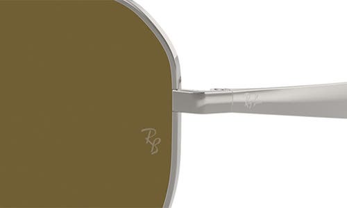 Ray Ban Ray-ban 59mm Irregular Sunglasses In Gunmetal