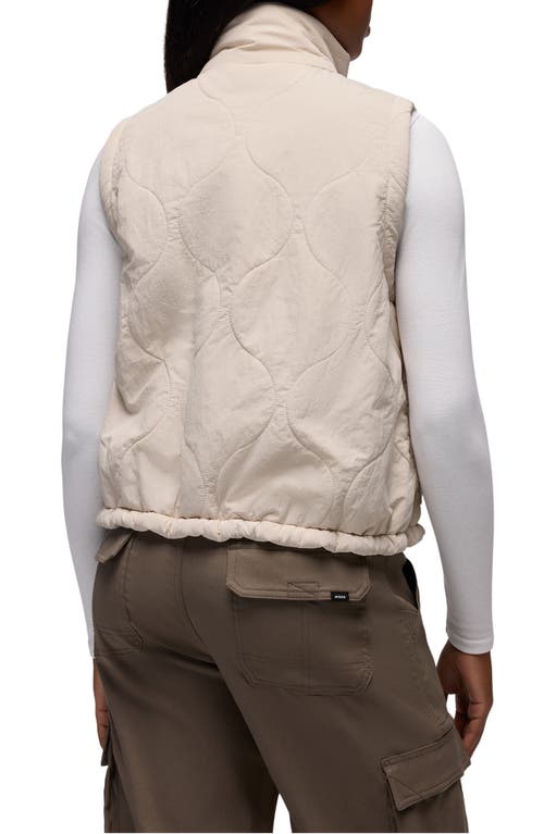 Prana Encinitas Quilted Vest In Gray