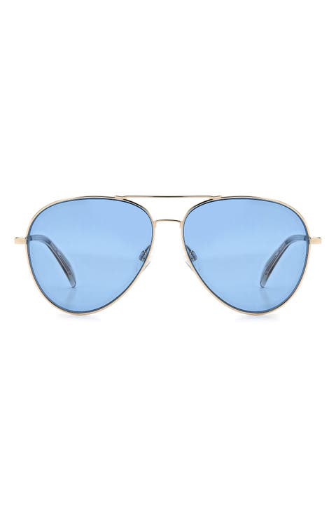59mm Aviator Sunglasses