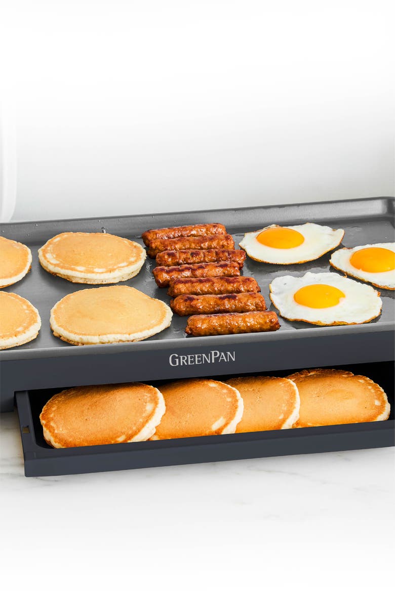 GreenPan Advanced Electric Griddle, Alternate, color, Graphite