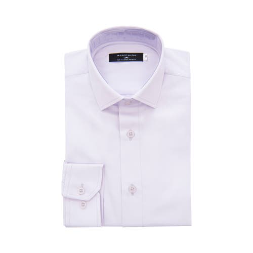 Moustache Dress Shirt In Purple