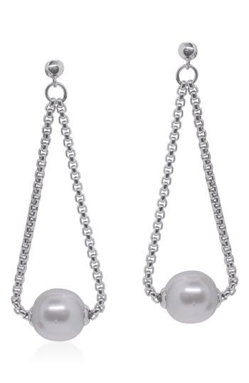 Alor ® Freshwater Pearl Chain Drop Earrings