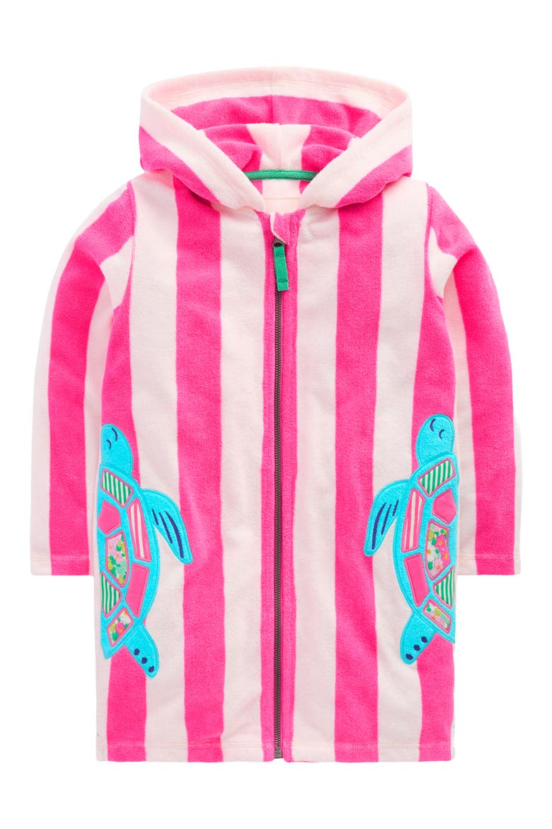 mini boden towel dress Boden Girls Romie Towelling Zip Throw-On