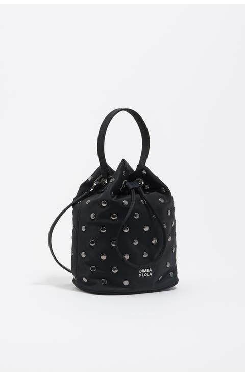 Nylon Mini bucket bag