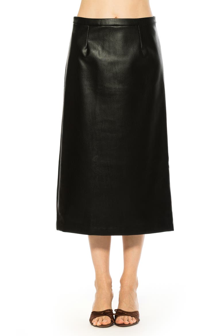 ISLA MIDI SKIRT, Main, color, BLACK