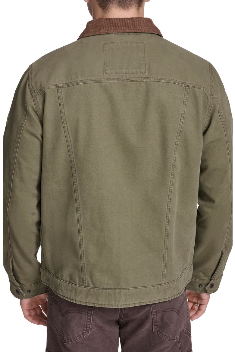 Lightweight Cotton Twill Utility Jacket, Alternate, color, OLIVE TREE