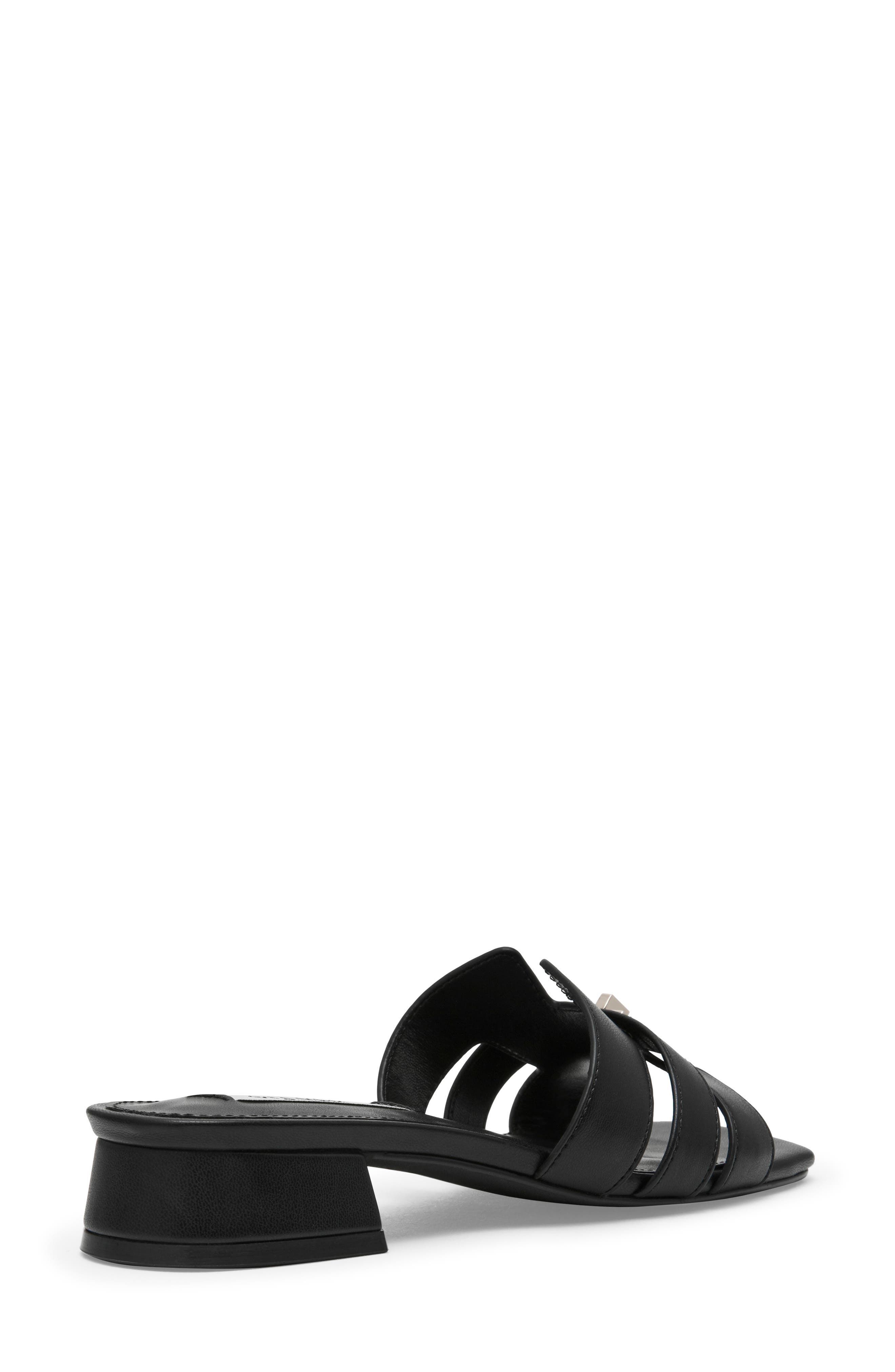 Steven New York Laurin Slide Sandal, Alternate, color, Black