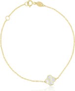 The Lovery Fine Jewelry Mother of Pearl Lucky Clover Bracelet