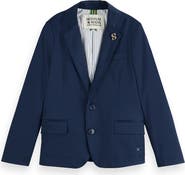 Scotch & Soda Kids' Classic Cotton Twill Blazer
