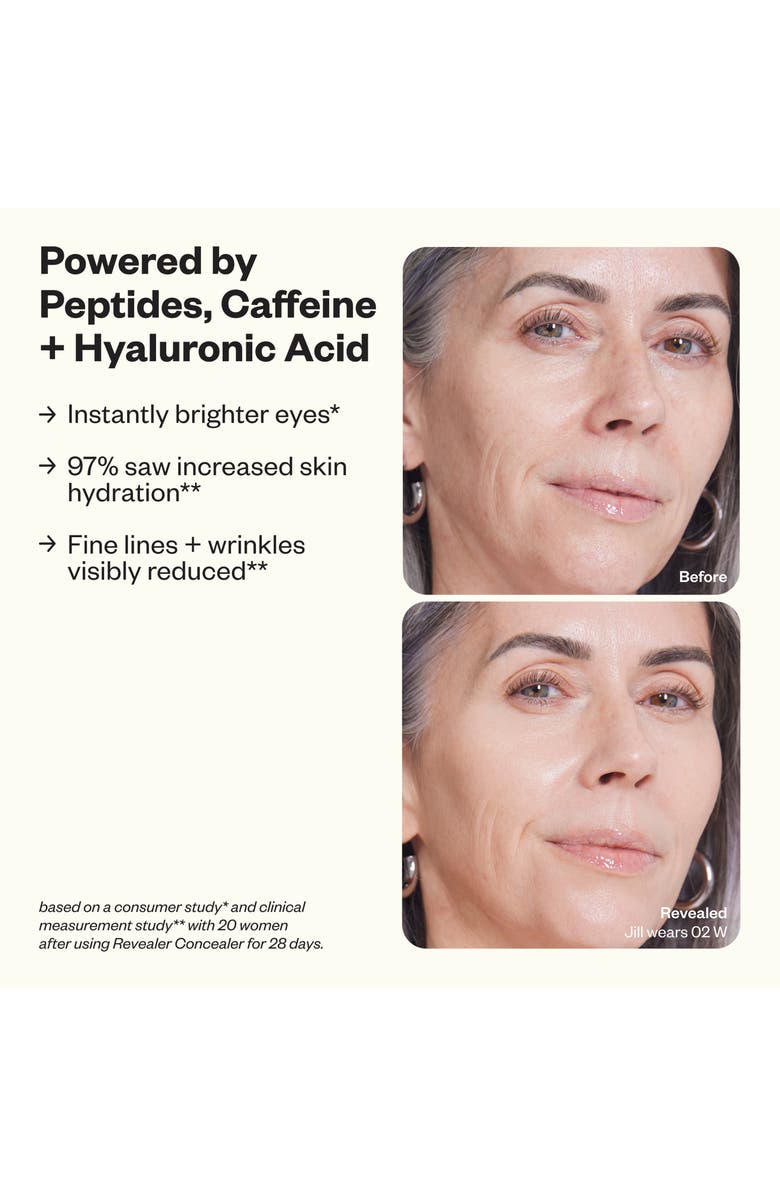 Kosas Revealer Super Creamy + Brightening Concealer with Caffeine and Hyaluronic Acid, Alternate, color, Tone 07 N