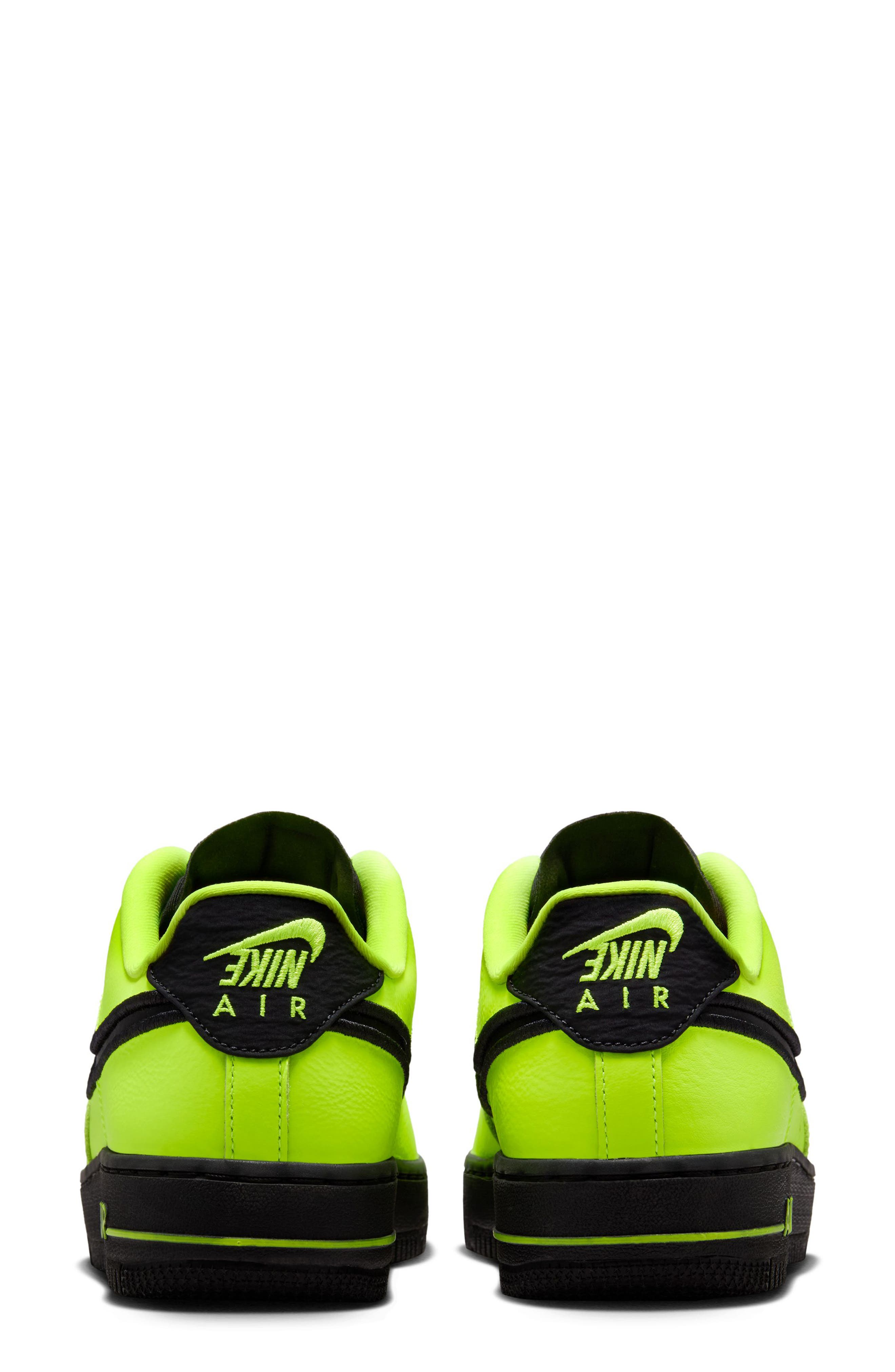 Nike Air Force 1 Dance Sneaker, Alternate, color, Volt/ Black/ Gunmetal