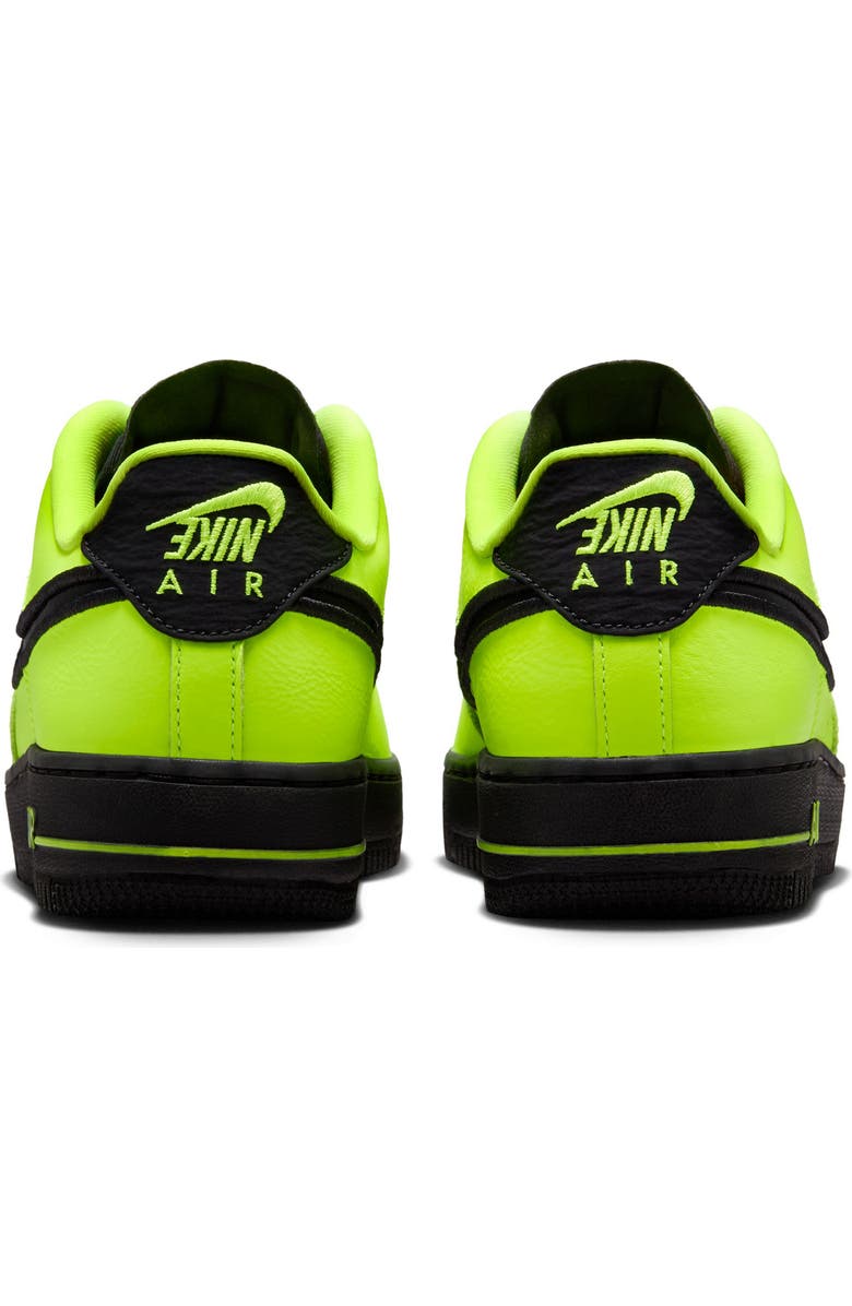 Nike Air Force 1 Dance Sneaker, Alternate, color, Volt/ Black/ Gunmetal