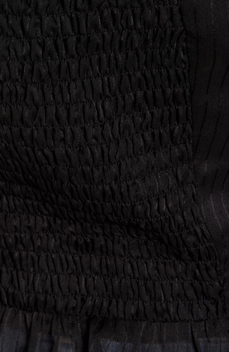 4SI3NNA Shadow Pinstripe Peplum top, Alternate, color,