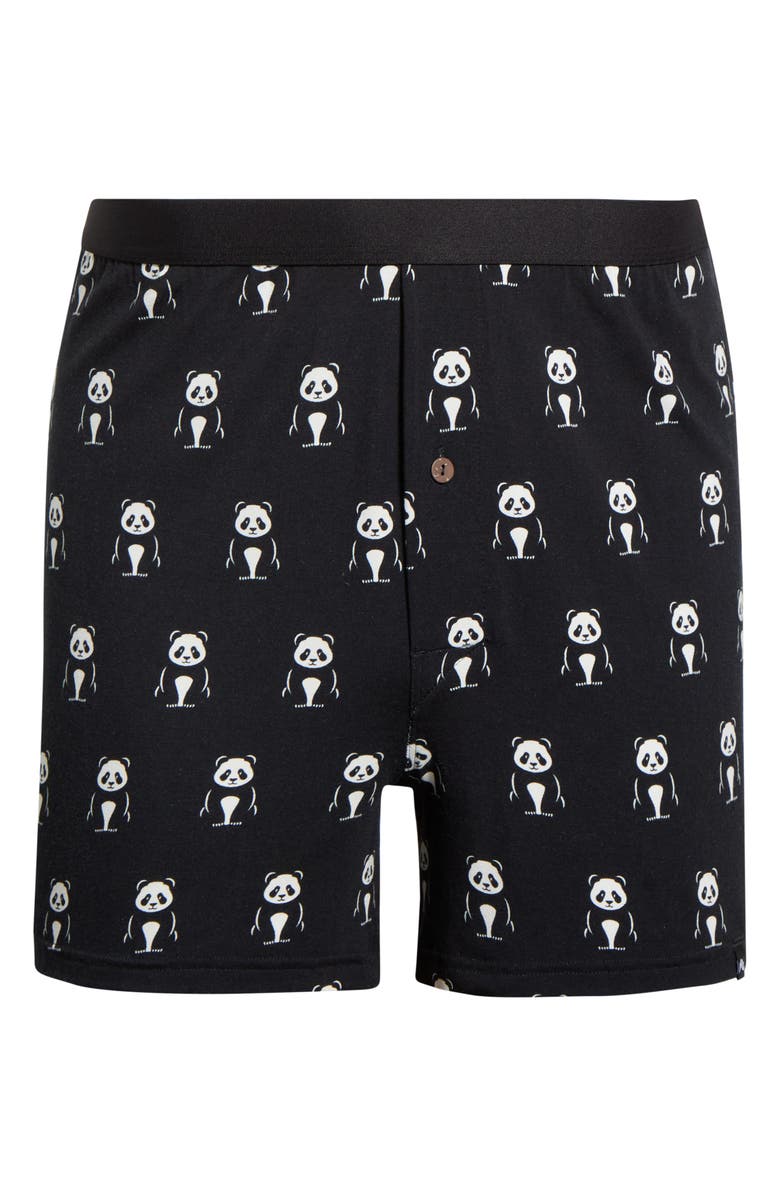 MeUndies Knit Boxers, Alternate, color, Undercover Panda
