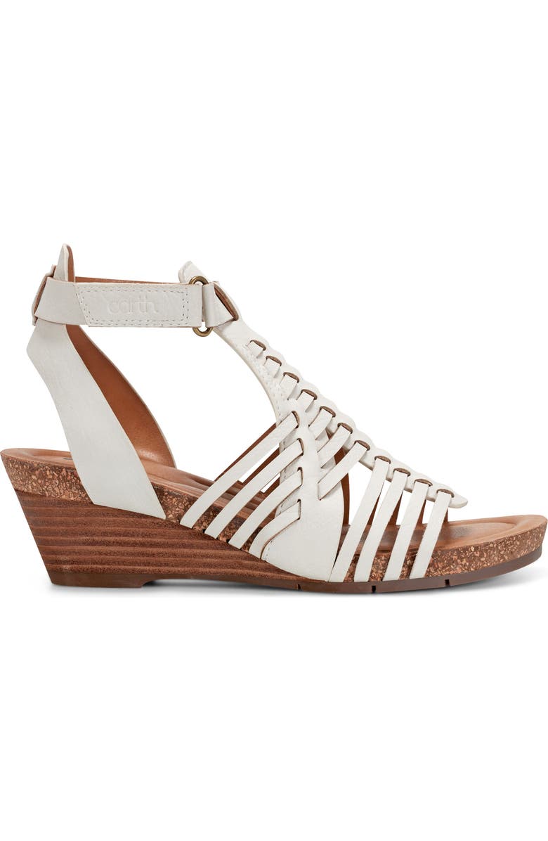 Earth<sup>®</sup> Hattie 3 Wedge Sandal, Alternate, color, White