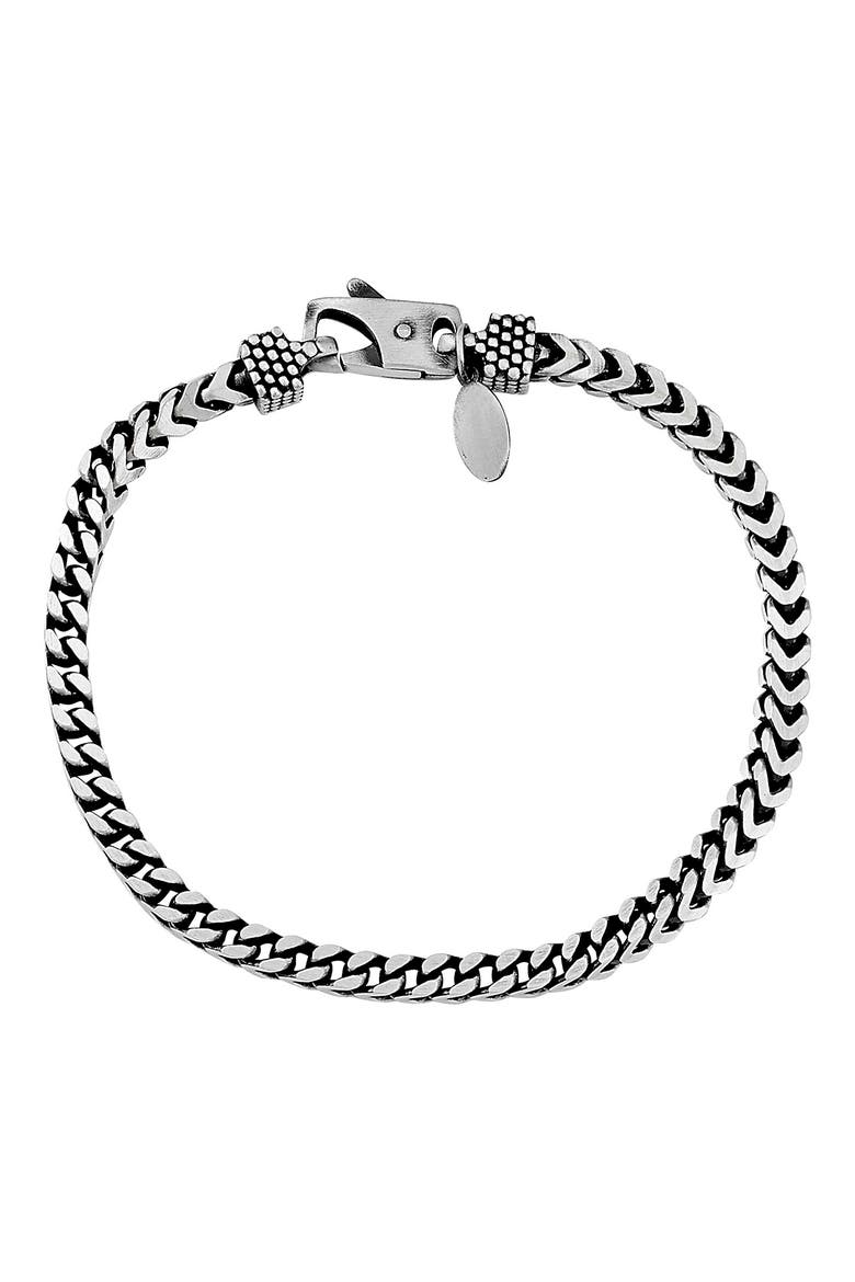 Sterling Silver Woven Chain Bracelet, Alternate, color, SILVER