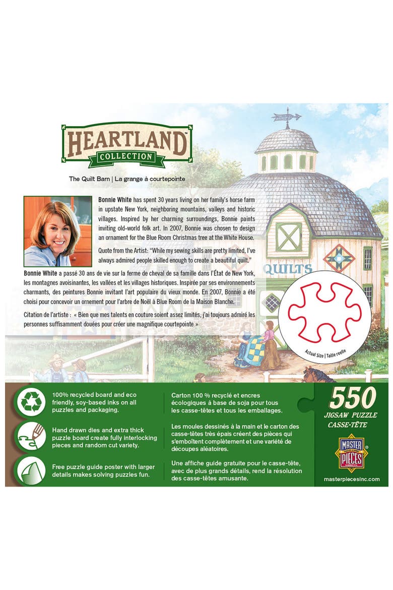 The Quilt Barn 550 Piece Jigsaw Puzzle, Alternate, color, Multicolor
