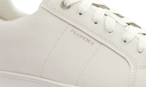 Frankie4 Jackie V Leather Sneaker In White/blue Mix