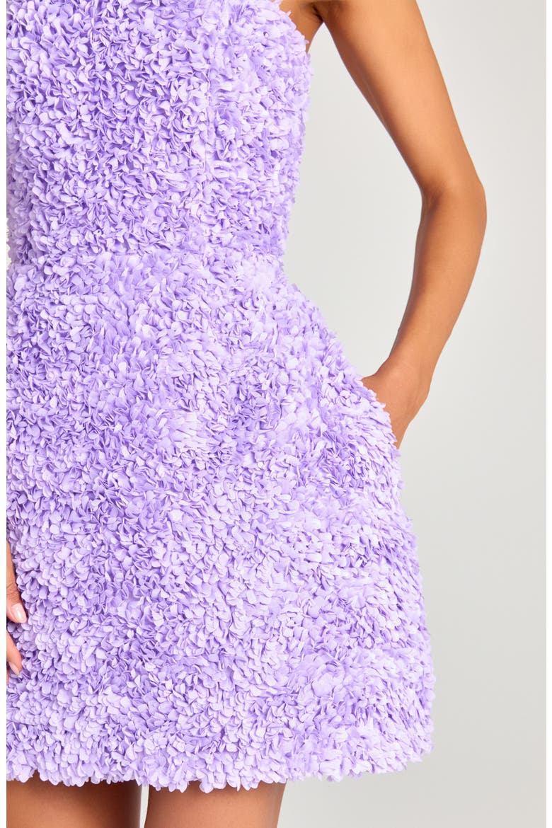 Maisy Strapless Sheath Cocktail Minidress, Alternate, color, PURPLE