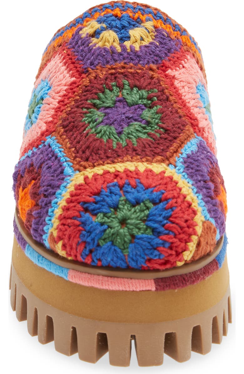 FARM Rio Colorful Crochet Platform Mule, Alternate, color,