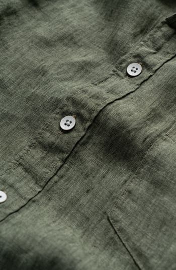 Coromandel Button-Up Linen Shirt