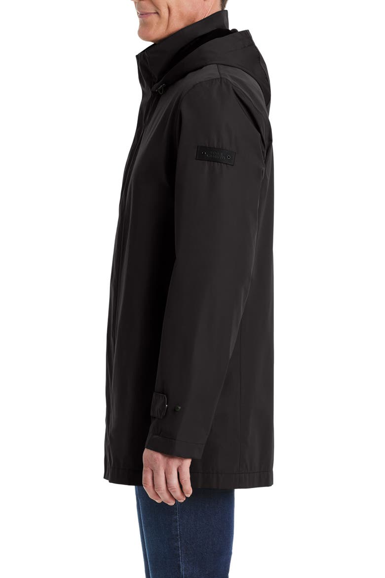 Raintek Hooded Jacket, Alternate, color, BLACK