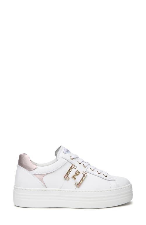 Nerogiardini Jewel Logo Platform Sneaker